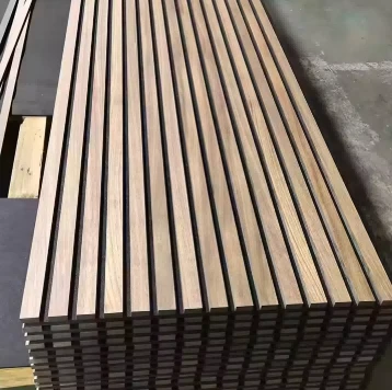 Noise Reducing Wood Acoustic Slat Board Panel high quality