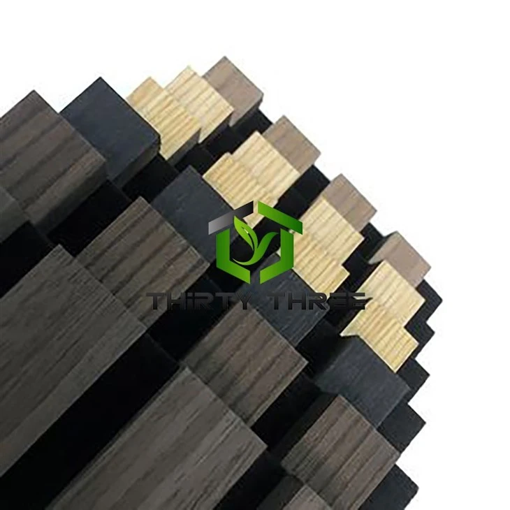 Wholesale Fireproof Oak Technical 3D Wall Panel/Akupanel